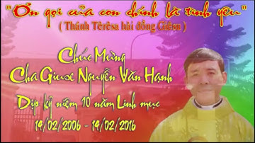 Cha Giuse Nguyễn Văn Hạnh   kỷ niệm 10 năm Linh mục