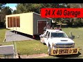 Two Man Team - Prep, Delivery & Setup of a 24'x40' Two Part Amish Garage/Workshop/Shed - 20 min
