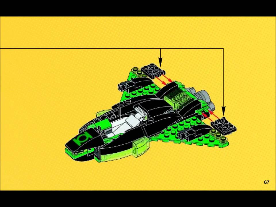 76025 LEGO Green Lantern vs Sinestro Super Heroes instruction booklet