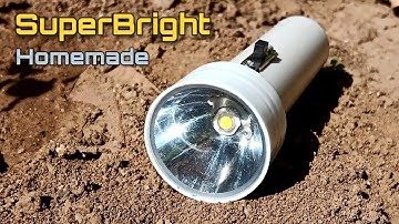 How To Make Super Bright Led Mini Torch | DIY Mini Led Flashlight | By - CreativeShivaji