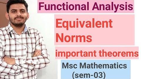 equivalent norms|Important theorems