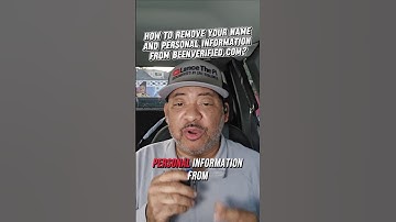 Beenverified.com | How To Remove Your Name and Personal Information