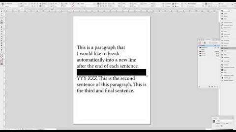 Line Break in InDesign Datamerge Tutorial