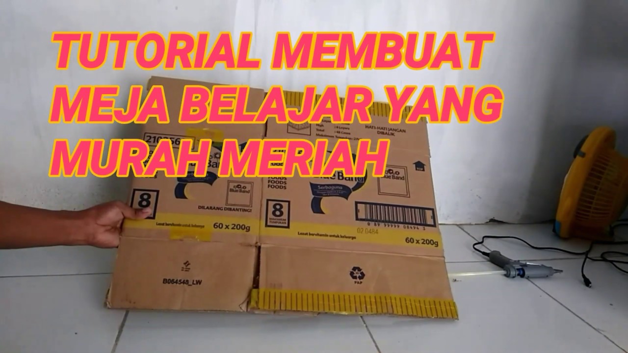  Cara  Membuat  Meja  Belajar  Modal Cuma 20 Ribu YouTube