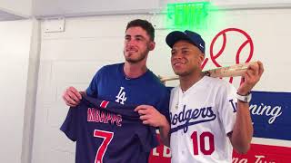 Kylian Mbappé Visits Dodger Stadium