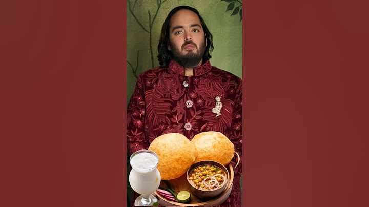 अनंत अंबानी को छोले भटूरे खाना बहुत पसंद है | Ananta Ambani Eating Chhole Bhature #anantambani