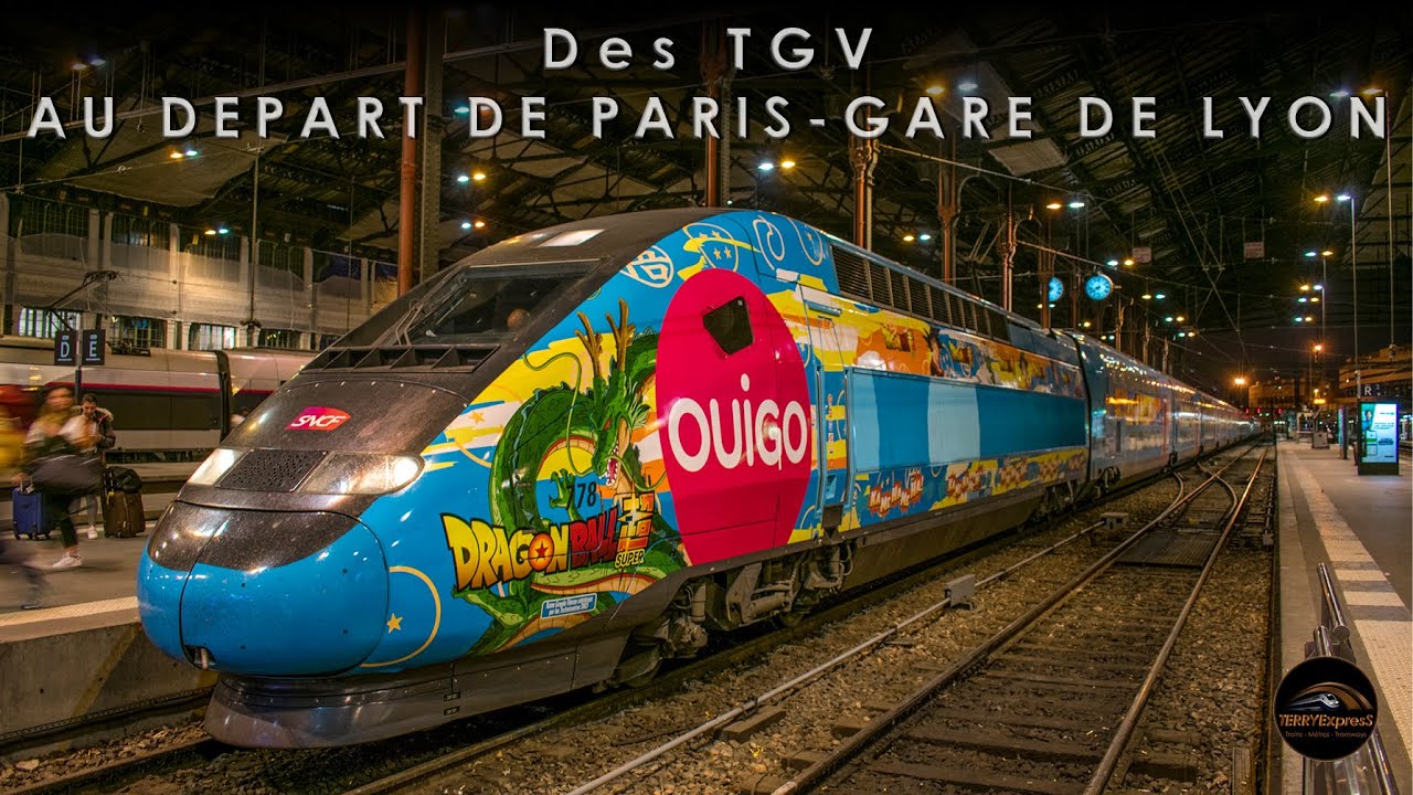 Des TGV au départ de Paris-Gare de Lyon !