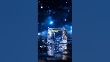 Why Do Ice Cubes Float 🧊 #shorts