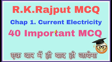 Basics of Electrical engg. | Chapter 1 R.K.Rajput MCQ in hindi | Electrical yaar