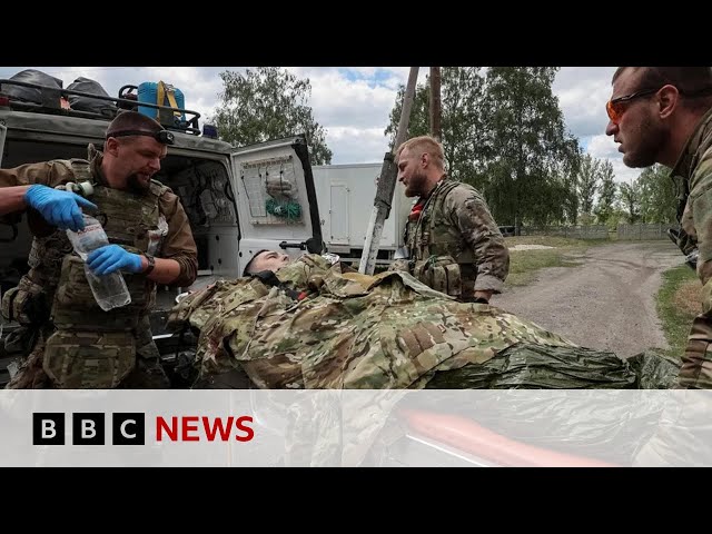 Ukraine says situation worsening in Kharkiv | BBC News class=