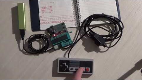 Interfacing a NES controller with a PIC microcontroller