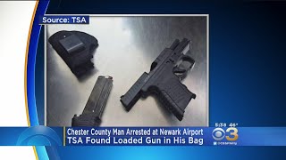 Police: Chester County Man Arrested At Newark Airport With Loaded Gun