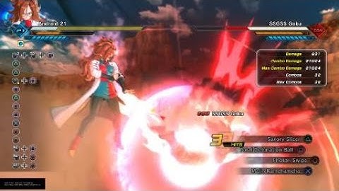 Dragon Ball Xenoverse 2 Android 21 backhit boost tech credit to @Ez3r3f