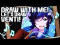Draw With Me! | Let's Draw Venti! |