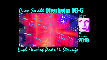 Dave Smith Oberheim OB-6 Lush Analog Pads & Strings DSI Synthesizer Rik Marston