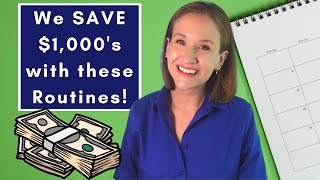 8 Routines We Have To *SAVE* Money | Frugal Living Habits | Jennifer Cook