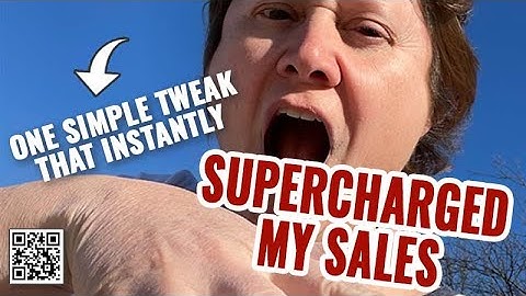One Simple Tweak That Supercharged My Sales - Sales Tips & Strategies