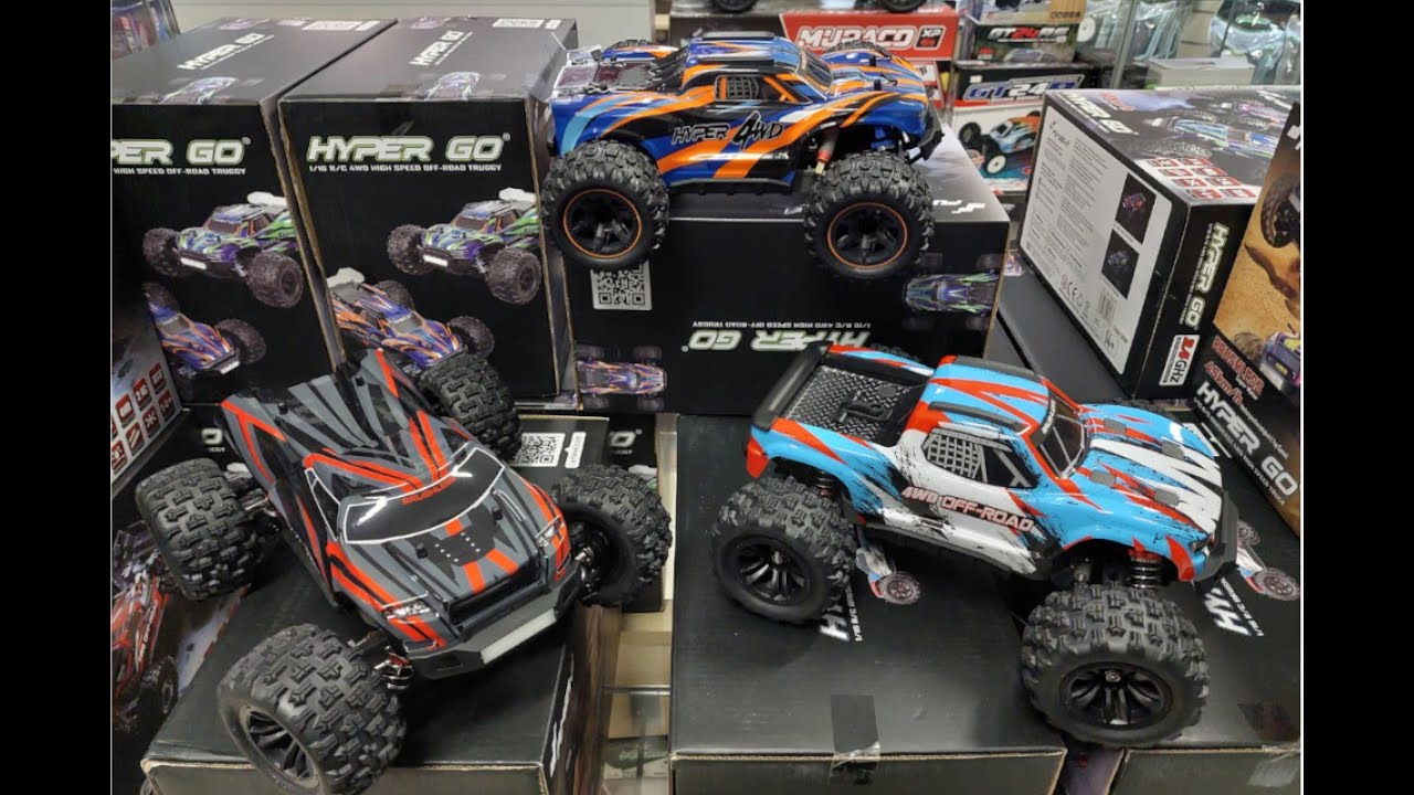 Amewi Amewi Hyper GO Elektro Brushed Truggy 4WD 1:16 RTR blau