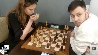 M. Arzhanova (1498) vs G. Kiselev (1679). Chess Fight Night. CFN. Rapid