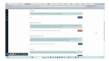 Editing Communities and Collections
