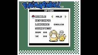 "Pokémon Pinball" Music : 3 - Options screenshot 4
