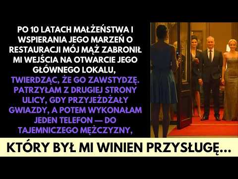 Po 10 Latach Wsparcia Mąż Zakazał Mi Wejścia na Jego Otwarcie—Więc Zadzwoniłam