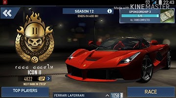 NFS. No Limits v 2.7.3 my score!! 20/12/2017