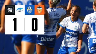 UDG Tenerife vs VCF Femenino (1-0) | Resumen y goles | Highlights Liga F