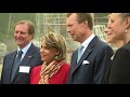 3e jour de la visite d'État du couple royal néerlandais au Luxembourg
