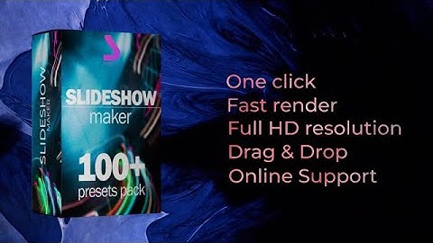 Slideshow Maker Premiere Pro Presets