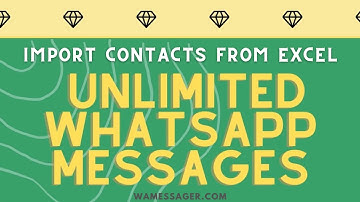WAMessager Tutorial How to import contacts using Excel Sheet and send WhatsApp Messages