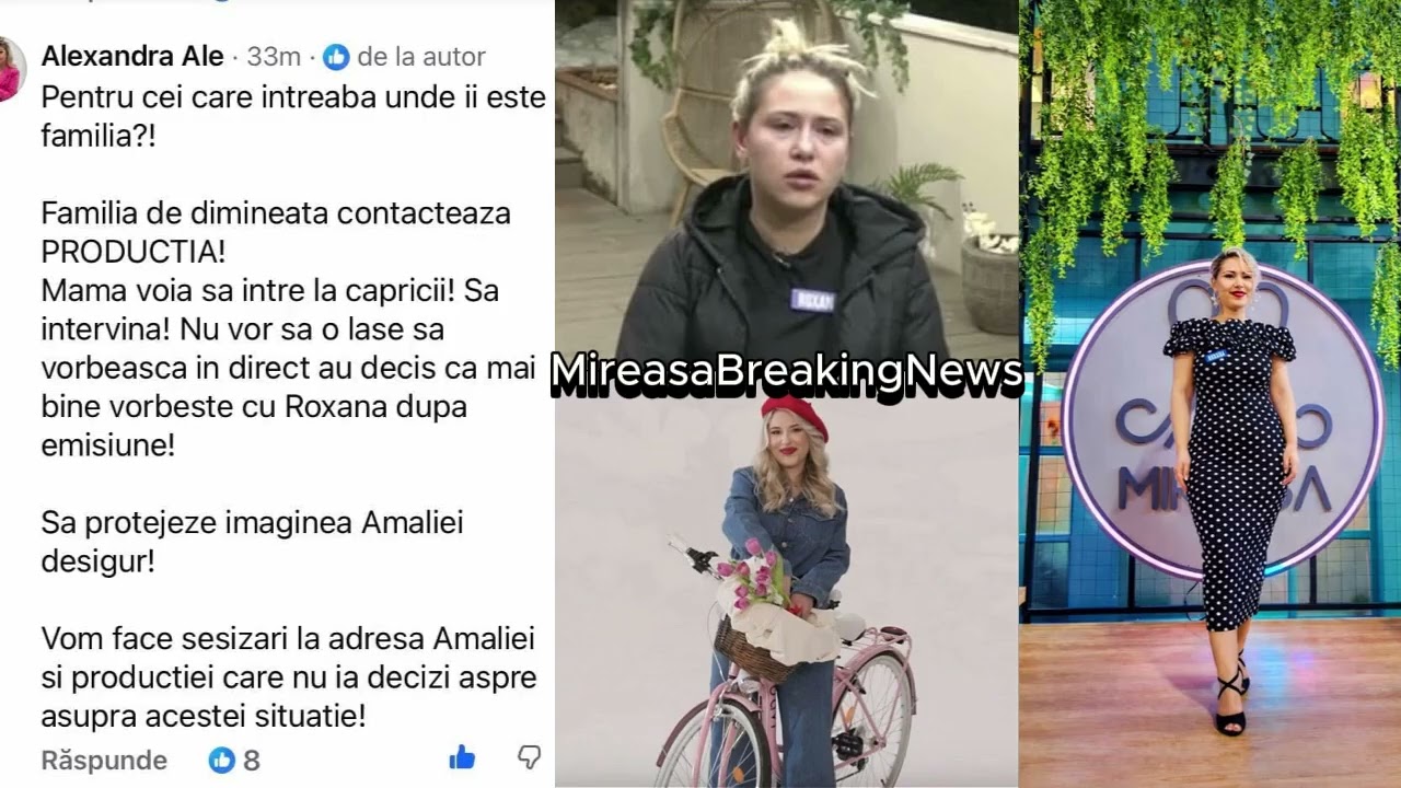 ❌️😱Familia Roxanei reclamă că nu a fost lăsată să vorbească cu aceasta după incidentul cu Amalia ❌️😱