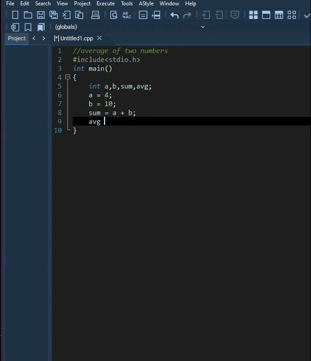 C Programming | Average Of Two Numbers | Coding With Sohail - YouTube