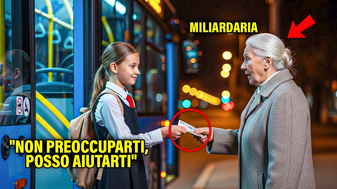 «Figlia della domestica paga il bus a un'anziana ignara che sia miliardaria la sua risposta sor...»