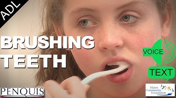 Brushing Teeth (Text and Voice) - Penquis ADL Tools