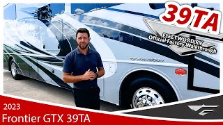 WOW!!! Fleetwood 2023 Frontier GTX 39TA Official Factory Walkthrough.