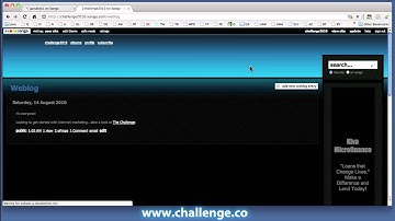 The Challenge: Module 3/Day 6 -  Xanga