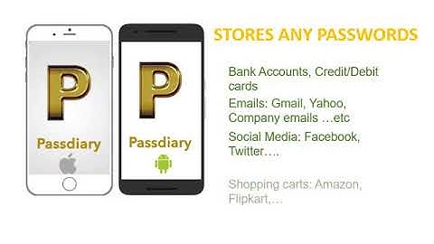 Password Manager (Keep all passwords at one place) - PassDiary