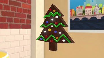 Gingerbread Cookie Christmas Tree made in iClone 8