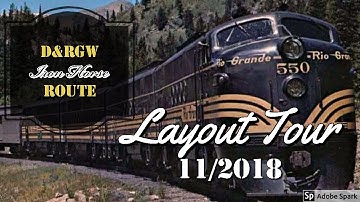 N Scale Model Train Layout - D&RGW Iron Horse Route - Layout Tour # 4