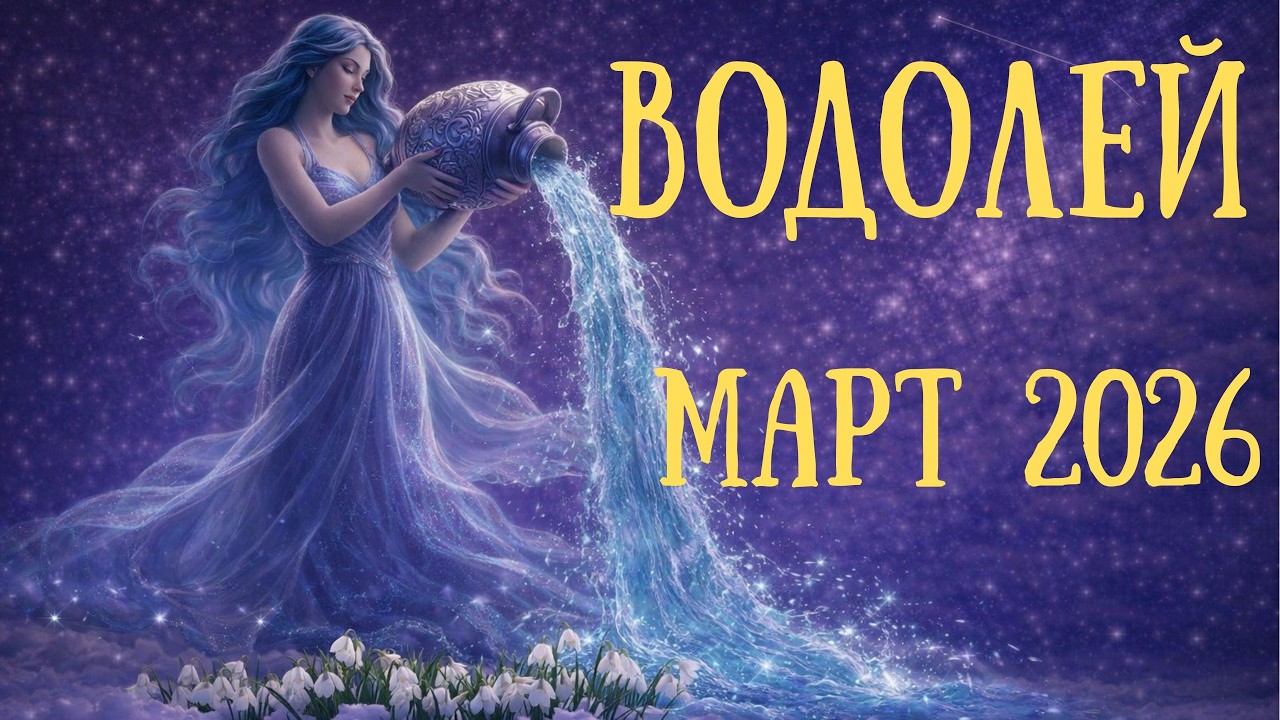 ♒ Водолей Март 2026 — Вы входите в эру информационной власти