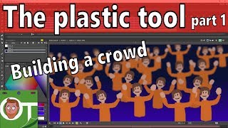 Using the plastic tool (part 1) - OpenToonz Tutorial