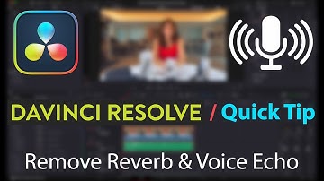 DaVinci Resolve Studio - Remove Reverb & Echo with One Click