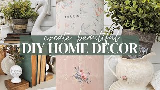 Transforming your thrift store find into high end decor for your home • IOD Spring Collection • DIY