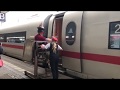 В инвалидной коляске в немецкий поезд. Инвалиды в Германии. Как путешествуют инвалиды в Германии.
