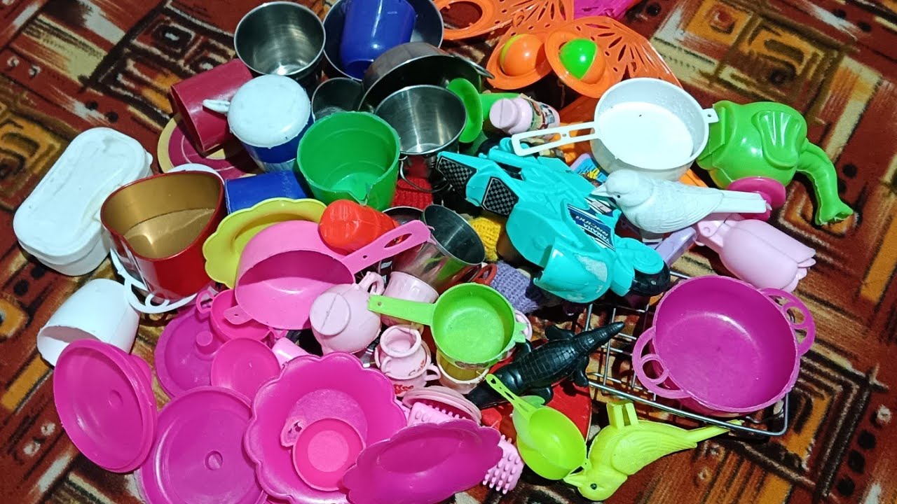 10 Minutes Satisfying With Unboxing Hello Kitty kitchen Set Sanrio Lovely Dollhouse cooking set gem 