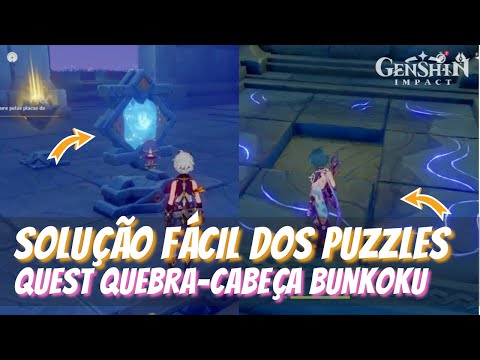 Guia da Missão Suspeitas de Bunkoku e Como Resolver o Puzzle das Placas de Pedra GENSHIN IMPACT