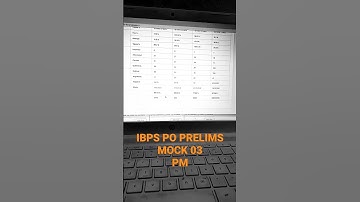 IBPS PO PRELIMS MOCK 03 PRACTICEMOCK