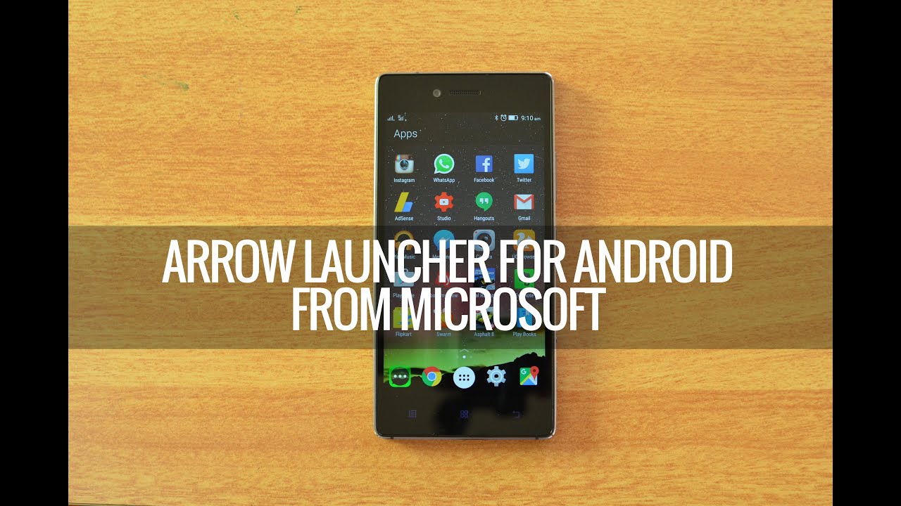 Arrow Launcher from Microsoft for Android - YouTube