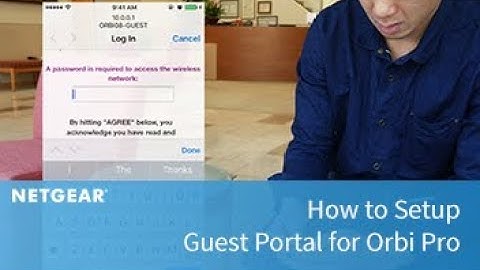 How to Setup Guest Portal for Orbi Pro | Business